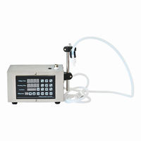 GKF280 Petite machine de remplissage de liquide à commande numérique Remplisseuse électrique de bouteilles de haute précision pour boissons alcoolisées et jus de fruits