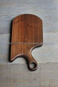 Tabla de Cortar Rectangular de Madera de Acacia Natural Hecha a Mano de Primera Calidad, con Mango, Ecológica, Apta para Lavavajillas - Product Image 2