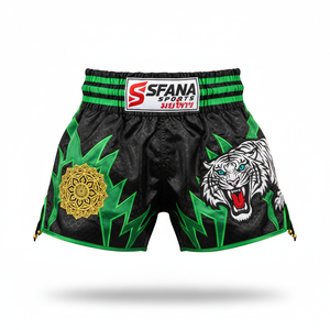 Sfana กางเกงมวยไทยขาสั้นสำหรับผู้ชายระบายอากาศได้ดีแห้งเร็วปรับแต่งได้สำหรับคิกบ็อกซิ่งโรงยิมออกกำลังกาย - Product Image 2