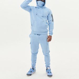 Wholesale High Quality Custom 2 Piece Set 500 GSM 100% Cotton Baggy Fleece <b>Oversized</b> Hoodies <b>Jogger</b> Set Tracksuit Sweatsuit Men - Product Image 1