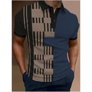 Polos para hombre de alta calidad 2025, moda OEM hecha en fábrica, algodón de talla grande, colores deslizantes, nuevo último diseño, polos para hombre - Product Image 2