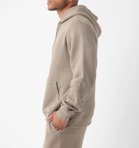 Vêtements de rue pour hommes Sweats à capuche de gym respirants en polaire OEM 100% coton Sweats à capuche de gym à manches longues pour hommes Outwear Casual Wear - Product Image 3