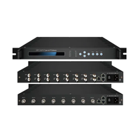 Equipo de cabecera Cabecera de TV Digital 8 16 Sintonizador de 24 canales a puerta de enlace IP compatible con DVB-S/S2/S2X o 2/T/T2/Sintonizador de 1/2/T/T2/1/1/2/1/2