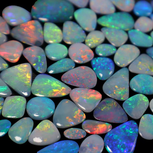 Australien Naturel Opale Doublet Cabochons Lot d'Opale Bijoux Opale Grossiste - Product Image 1