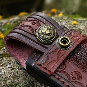 Funda de Cuero Hecha a Mano para Cuchillo, Tamaño Personalizado, Personalización OEM, Impermeable, Capacidad de 200 lb, Garantía de 3 Años para Uso en Exteriores - Product Image 2