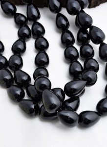 พลอยสปิเนลสีดำธรรมชาติทรงหยดน้ำเรียบ สำหรับทำเครื่องประดับชั้นดี - Product Image 6