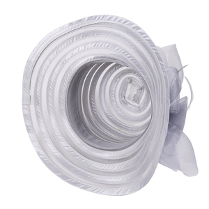 Mujeres Kentucky Derby Iglesia Vestido Cubo Sombrero Tocados Nupcial Té Fiesta Boda Sombreros Plata - Product Image 4