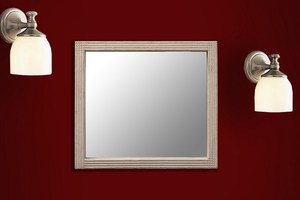 Cadre de miroir mural décoratif, usine OEM |   Designs de cadres en bois et en métal - Product Image 4