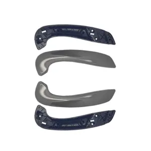 Ensemble d'accoudoirs intérieurs avant Renault Megane 3 & Fluence Gris fumé-DROITE-GAUCHE 809540287R-809602788R Fabriqué en cuir ABS - Product Image 3