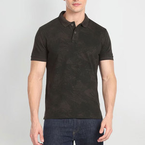 Camisetas de manga corta de estilo informal para hombre, camisetas de golf de secado rápido para Polo, tela de punto, precio al por mayor personalizado - Product Image 1