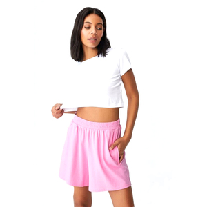 <b>Women's</b> <b>Shorts</b> Best Quality Wholesale Girls' <b>women</b> High low Waisted Plus Size Gym <b>Shorts</b> Fitness Cotton Fleece <b>Shorts</b> for <b>Women</b> - Product Image 5