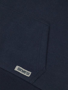 เสื้อมีฮู้ดแบบสวมหัวผ้าฟลีซสำหรับผู้ชายเสื้อมีตัวอักษรปักสวมใส่สบายปกติและใส่เล่นกีฬา - Product Image 3