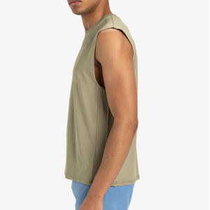 Venta al por mayor de camisetas sin mangas con logotipo personalizado tamaño de color para hombre Fitness ropa deportiva Out-Work camiseta sin mangas para hombres solteros - Product Image 3