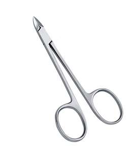 Pinzas para cutículas profesionales en forma de tijera, borde de corte, 4mm, acero inoxidable, tijeras para cutículas, manicura y pedicura - Product Image 3