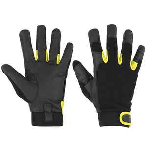 Top trending new arrival Goatskin Grain Leather Mechanic <b>Gloves</b> <b>Driver</b> <b>Gloves</b> Anti-Cut Anti-Impact Functions Mechanic <b>Gloves</b> - Product Image 3
