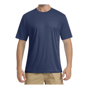 High Quality Custom Printed Embroidered Logo Men's Summer Solid Short Sleeve <b>Tshirt</b> Comfortable Breathable 100% Cotton Top - Product Image 5