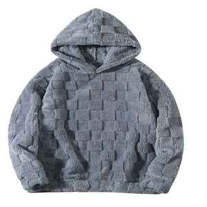 Sudadera con Capucha Unisex Casual de Terciopelo Tejido, Sudadera de Invierno de Alta Calidad, ODM, Logotipo Personalizado Impreso en la Parte Delantera, Ropa Urbana, Talla XS - Product Image 6