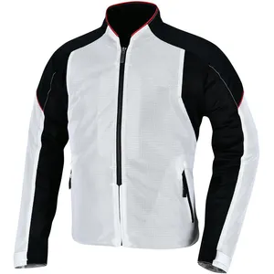 Ademend Mesh Stof Fietsen Jas Volledige Rits Chaqueta Achterzakken Reflecterende Running Fluorescerende Sport Bike Jacket