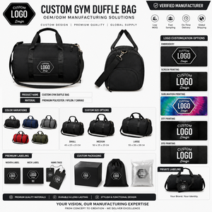 Premium Waterproof Nylon Travel <b>Duffel</b> <b>Bag</b> Large Duffle <b>Bag</b> Capacity Separate Compartment Fitness Gym Weekend Trips Duffle <b>Bag</b> - Product Image 5