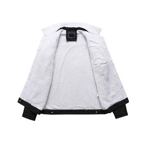 Chaqueta Vaquera de Mezclilla para Hombre de Alta Calidad, Personalizada al por Mayor, con Forro de Piel de Sherpa, Diseño Personalizado - Product Image 5