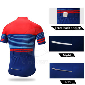 Fabricant de vêtements de cyclisme uniforme nouveauté derniers designs uniforme de cyclisme à manches courtes de haute qualité - Product Image 4