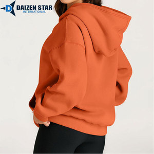 เสื้อฮู้ดผู้หญิง DAIZEN STAR INTERNATIONAL ผ้าฝ้ายฟลีซ 100% สีพื้น แห้งเร็ว ป้องกันริ้วรอย เป็นมิตรต่อสิ่งแวดล้อม - Product Image 2