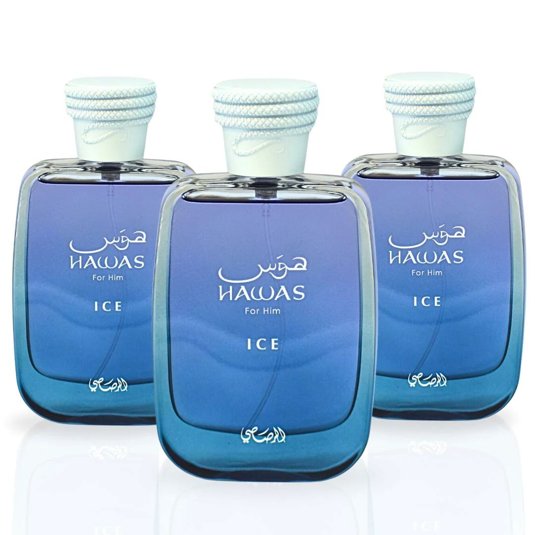Perfume HAWAS ICE 100ml by Rasasi - Long Lasting Eau De Parfum for