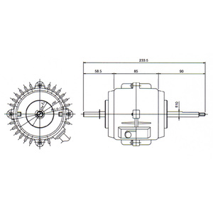 Moteur de pompe triphasé ROBOTECH RM-21 220V 1000 tr/min, performances générales excellentes, qualité supérieure, fabriqué en Corée, fréquence 50Hz - Product Image 2