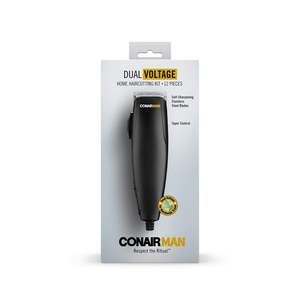 Kit de Coiffure Professionnel Double Tension 12 Pièces Simple 10,40 Ounces Noir Électrique USB en Acier Inoxydable pour la Coupe de Cheveux - Product Image 2