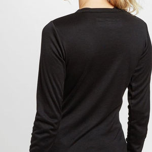 เสื้อเชิ้ตแขนยาว streetwear ระบายอากาศได้สบายที่ขายดีที่สุด / บริการ OEM เสื้อเชิ้ตแขนยาวผู้หญิงสั่งทําพิเศษ - Product Image 4