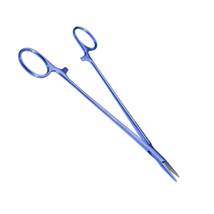 ที่ใส่เข็มคีมขนาด6นิ้วสีฟ้าเคลือบสแตนเลสสตีลเข็มเย็บแผล - Product Image 3