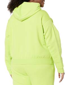 Ensemble deux pièces pour femme, sweat à capuche court d'hiver, 100% coton biologique, streetwear, fabriqué au Pakistan - Product Image 3