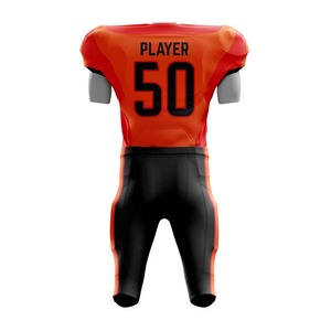 Conjunto de ropa de fútbol americano de alto impacto, excelente técnica impresa, verano, mangas cortas, material transpirable, servicios OEM - Product Image 3