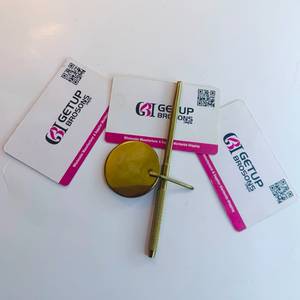 Miroir à cils GETUP BROSONS IMPEX de haute qualité, en acier inoxydable doré, forme circulaire, outil de précision antistatique - Product Image 2