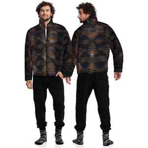 Veste polaire douce pour homme OEM, fermeture éclair intégrale, col montant, coupe-vent, respirante, veste d'hiver pour l'extérieur, poches, légère - Product Image 6