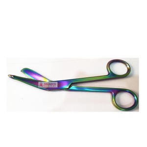 Tijeras de vendaje 5,5 "Titanio Multicolor/Acero inoxidable 2023 - Product Image 1