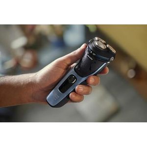 Afeitadora Eléctrica Recargable Húmeda/Seca, Recortadora de Triple Cuchilla, Afeitadora Rotatoria Inalámbrica, Impermeable IPX7, Bolsa de Almacenamiento de Repuesto - Product Image 2