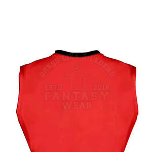 Uniforme Deportivo 7 Contra 7 de Diseño Superior, Personalizable con Logotipo, Color Rojo Sólido, Gran Venta - Product Image 4