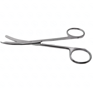 กรรไกรเย็บแผลสแตนเลสแบบใช้มือคุณภาพพรีเมียม เครื่องมือผ่าตัดสำหรับการถอดไหมเย็บแผลอย่างปลอดภัย ได้รับการรับรองมาตรฐาน CE ISO รับผลิตแบบ OEM และติดฉลากสินค้าภายใต้แบรนด์ของลูกค้า 1 - Product Image 2