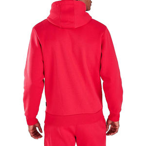 Tenues de survêtement unisexe à logo personnalisé de grande taille à la mode Survêtement à capuche pour hommes Ensemble de deux pièces à motif solide-Personnalisable pour hommes - Product Image 2