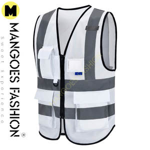 Chaleco de Seguridad Reflectante Impermeable ANSI Clase 1 para Hombre, para Trabajo al Aire Libre y Pesca, con Logotipo Personalizado - Product Image 5