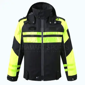 Hot Sale Hi Vis Jacket Men's Zipper Front Reflective Safety Hi-Vis Jacket 2023 For Sale