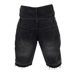 Pantalones Cortos Casuales de Fieltro Lupin para Hombre, Tela Azul a Rayas, Cintura Doble, Diseño Personalizado de Fábrica, Ropa Masculina, Patrón Sólido - Product Image 5