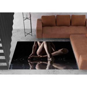 Tapis sensuel, femme érotique, femme sexy, cadeau de bureau pour lui, avec tapis moelleux à poils longs - Product Image 3