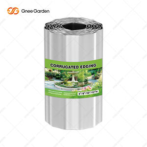 Borde Metálico para Jardín de 10'*20' de Acero Laminado en Frío Plateado, de Alta Resistencia, sin Excavación, Fácil de Instalar - Product Image 2