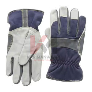 Guantes de Trabajo de Cuero Vacuno para Hombre, Precio de Fábrica, Duraderos, para Construcción Industrial, Conducción, Protección Resistente - Product Image 1