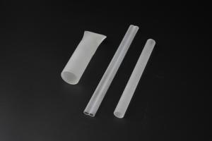 Groothandel Melkachtig Wit Mat Buis Helder/Ondoorzichtig/Melkachtig Kwarts Glazen Buizen 99.999% Zuiverheid 2.5Mm Wanddikte Voor Chemische - Product Image 2