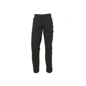 Pantalon de travail en toile de coton extensible noir océan U-POWER - Product Image 2