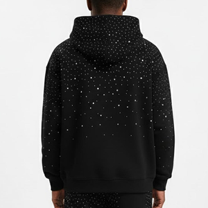 Survêtement Tie Dye Personnalisé en Gros OEM avec Strass 100% Coton - Product Image 6