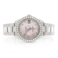 Reloj de Lujo para Hombre, de Acero Inoxidable, con Cuarzo y Moissanita, Estilo Hip Hop, Esfera de Cristal Revestido, Correa de 20 mm, Esfera Blanca, Edición Limitada